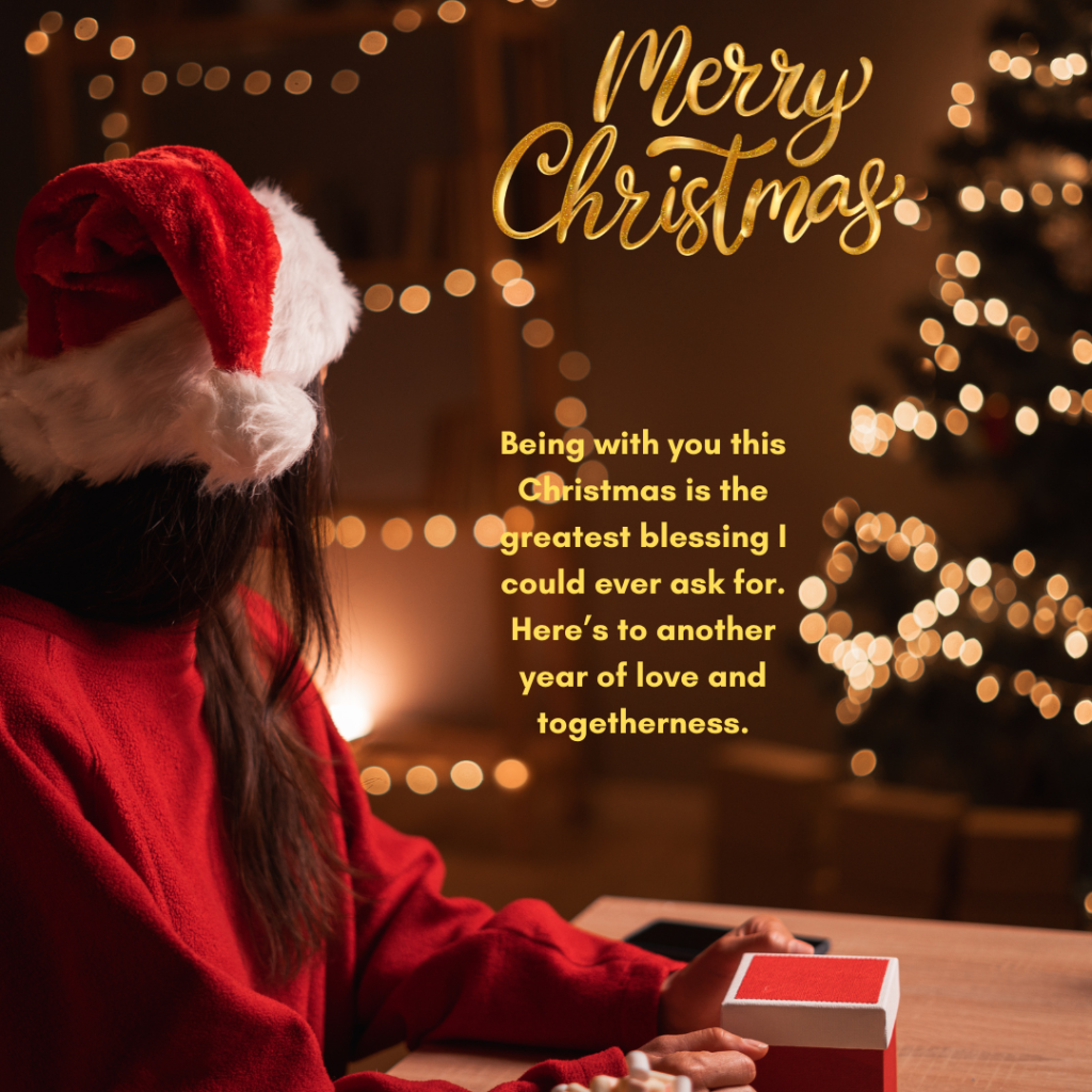 Christmas wishes for loved one